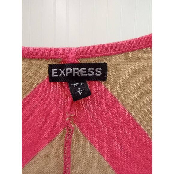 Vintage Y2K Express v-neck angel wings sweater size S - Picture 5 of 5